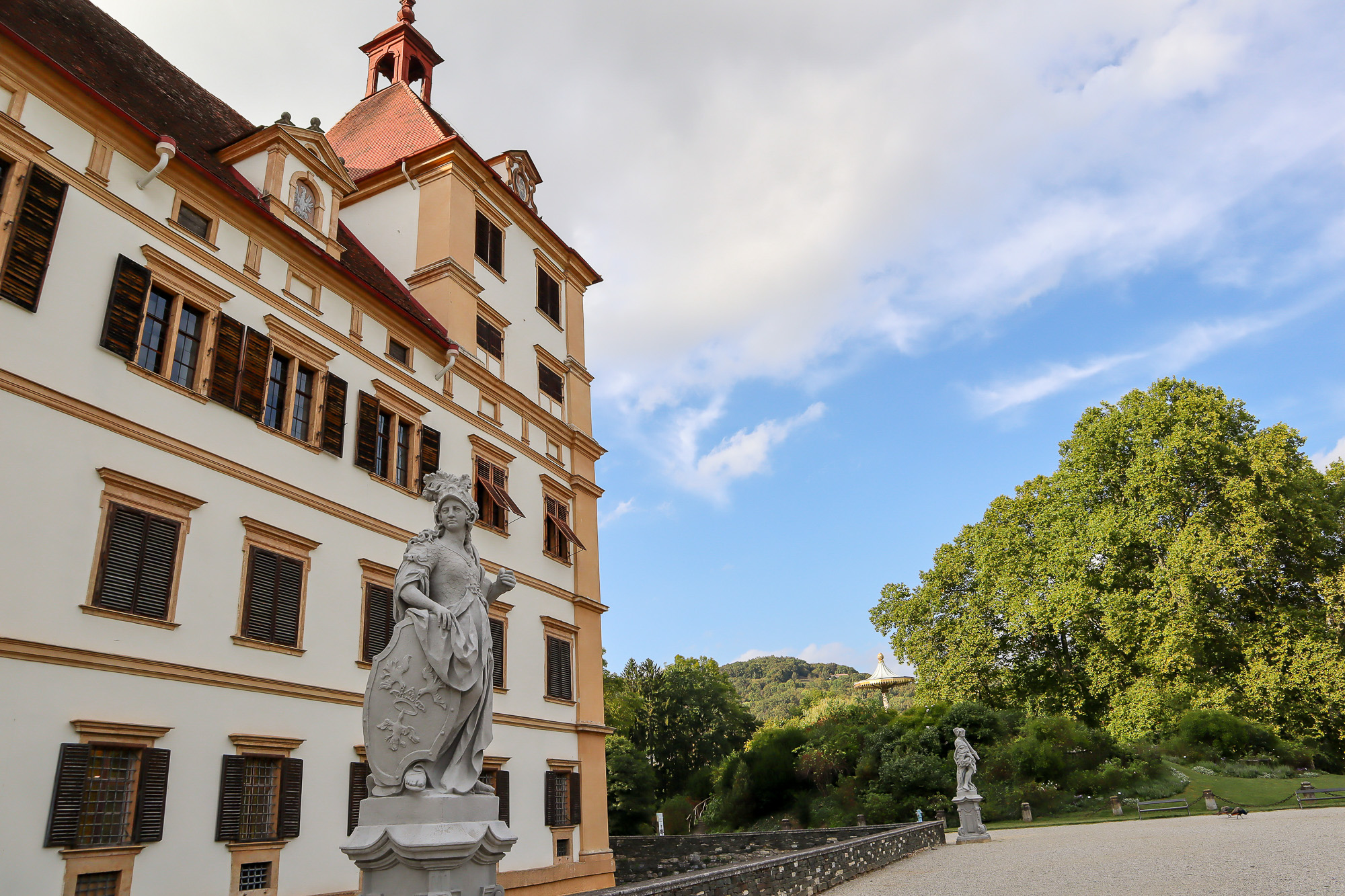 Fassade Schloss Eggenberg in Graz
