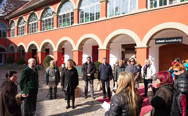 Slovenian castle cooperation visiting Styria