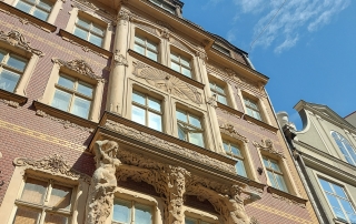 Jugendstil-Fassade in Riga